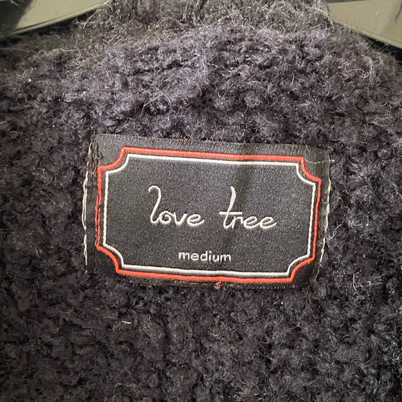 Love Tree fuzzy faux fur and fleece vest - Picture 3 of 9